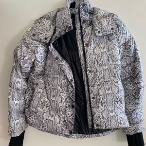 Barley Snake puffer jacket